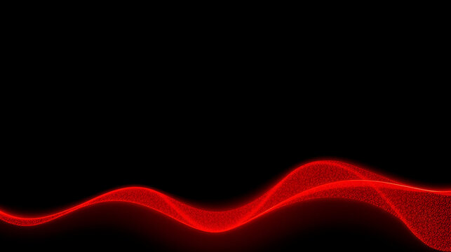 Abstract background grainy gradient red orange glowing shape, black backdrop banner poster header design, noise texture, copy space