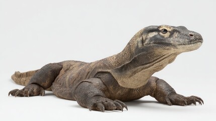 Komodo dragon, studio shot