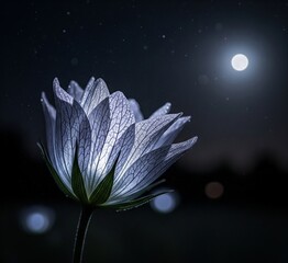 Flower at night 