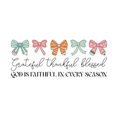 Grateful Thankful Blessed, Halloween Blessed Shirt &ndash; Cute Thankful Ghost & Pumpkin Design