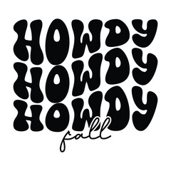 Howdy Pumpkin - Western Harvest Cut Files, howdy fall, western autumn, cowboy fall, y'all autumn, ranch season