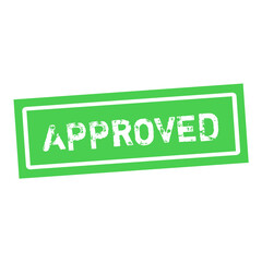 Green Approved Stamp Isolated Seal Icon On Transparent Background PNG