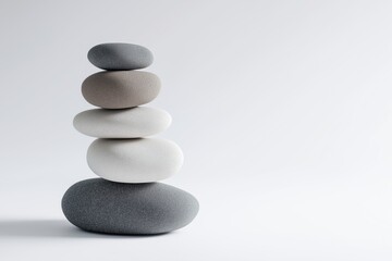 Finding Stability and Balance a Minimalist Mental Health Concept