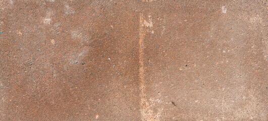 The texture of the brick is coarsely enlarged