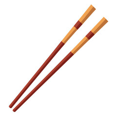 chopsticks ,vector illustration white background