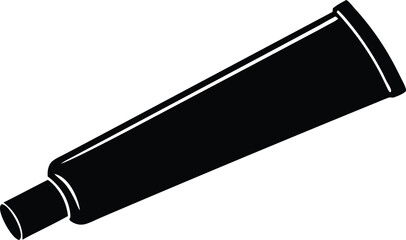  toothpaste tube silhouette vector illustration
