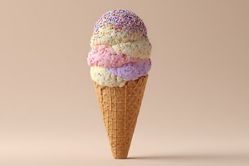 frosty delight pyramid fabricated with smart ai
