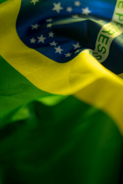 abstract brazil flag for background