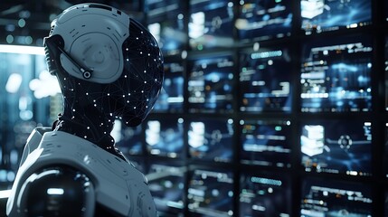 Visualization of AI defending against cyber threats through neural networks .