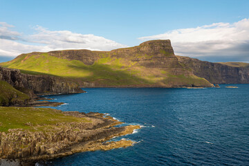 Panorama szkockiego wybrzeża, wyspa Skye. © Majkol