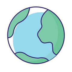 Earth Vector icon which can easily modify or edit