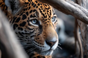 Fototapeta premium A jaguar in a zoo