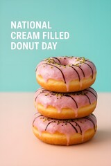Celebrate National Cream Filled Donut Day