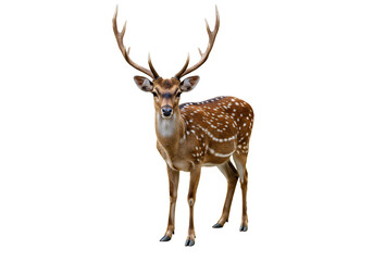 Spotted deer antlers wildlife mammal animal photography nature image