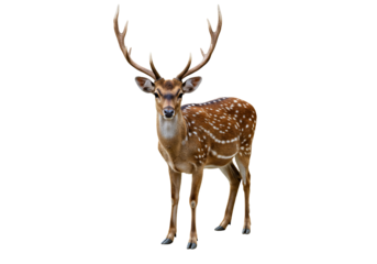 Spotted deer antlers wildlife mammal animal photography nature image