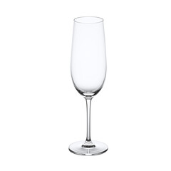 Empty elegant champagne flute for celebration
