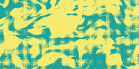 Abstract Duotone Halftone Dotted Retro Paper Print Texture Vector Illustration