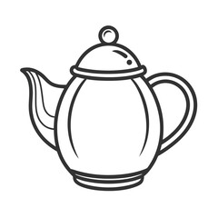 teapot isolated on white background