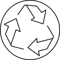 recycling symbol icon