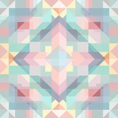Obraz premium Minimal geometric pattern with soft pastel tones and clean lines, perfect for contemporary graphic projects.