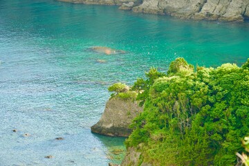 下田のヒリゾ浜の風景