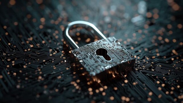 Cybersecurity fingerprint scan symbolizing biometric authentication, identity protection and secure digital access