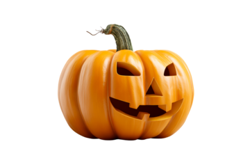 Carved pumpkin ready for Halloween fun