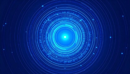 Abstract digital circles