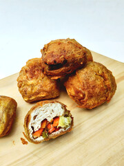 Crispy Fried Gehu, a Traditional Indonesian Snack