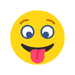 Fototapeta premium happy smiley face with smile
