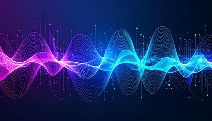 Abstract digital wave pattern (1)