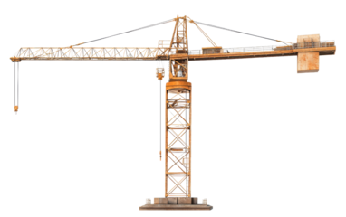 Building crane on white background.png