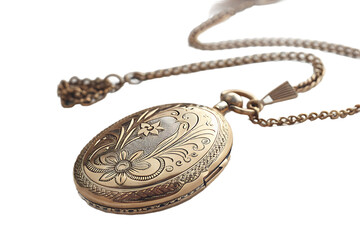 Timeless Antique Locket on AI generated by PNG