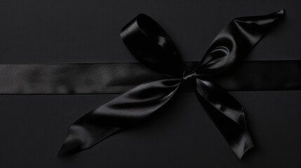 Flowing Ribbons & Streamers: Colorful Decorations on Black Background