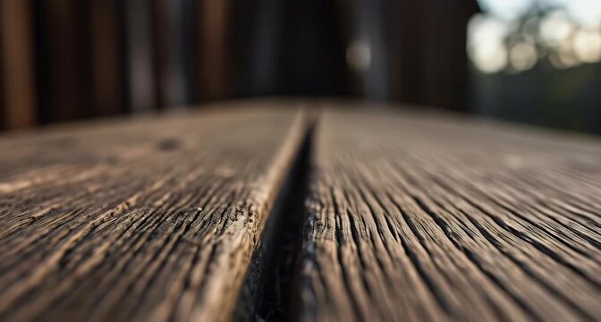 Close Up of Rustic Wooden Planks Detail Texture Background