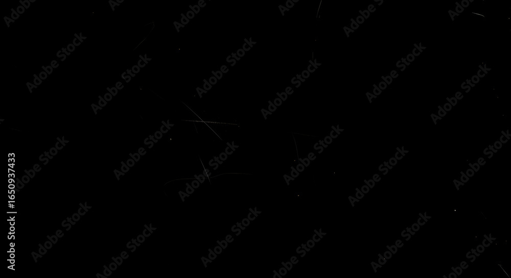 Poster dark cosmic background with subtle scratches and dust particles texture effect