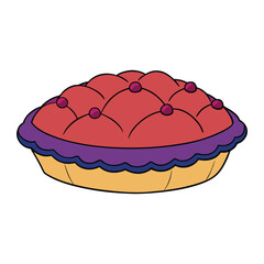 A warm, flaky berry pie filled with juicy strawberries, blueberries, and raspberries, perfectly baked for a sweet, tangy, and comforting dessert experience.
