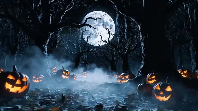 scary halloween pumpkin