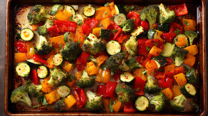 healthy sheet pan roasted vegetables