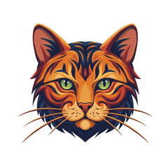 One continuous line drawing of flying up dove.cat symbol of peace and freedom in simple linear style. Mascot concept for national labor movement icon isolated on orange and black. background white