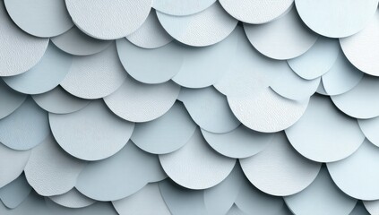 Light blue, overlapping circles create a textured, layered pattern