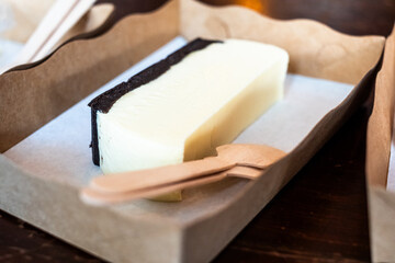 Delicious Butter on Craft Paper Tray