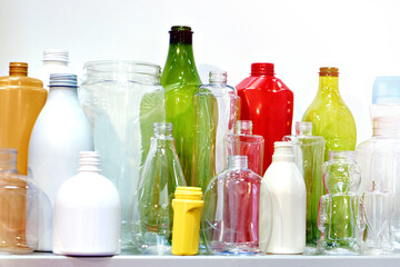 Plastic bottles for liquids