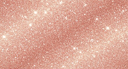 Fototapeta premium A shimmering rose gold glitter background, sparkling with tiny flecks that catch the light beautifully.