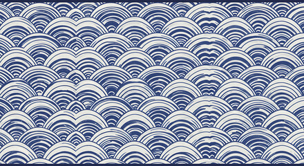 Classic Seigaiha Sea Swirls