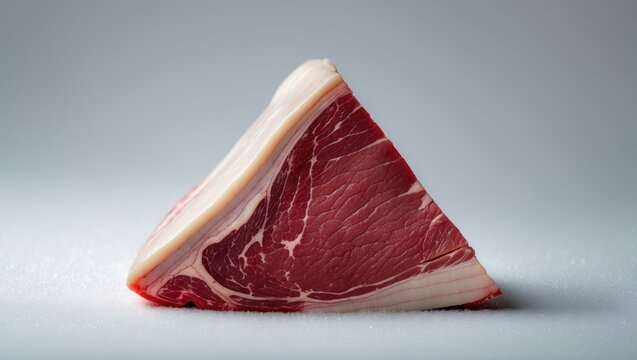 Raw meat, beef steak, and butchery concept. Fresh meat cut. Protein and nutrition. The concept of quality meat and meat processing.