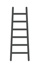 wooden ladder icon vector on white background
