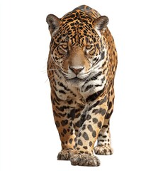 Obraz premium Jaguar in profile walk