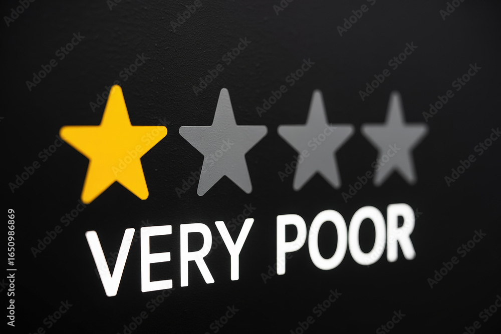 Poster experiencing very poor service one star rating reflecting low feedback and customer dissatisfaction 