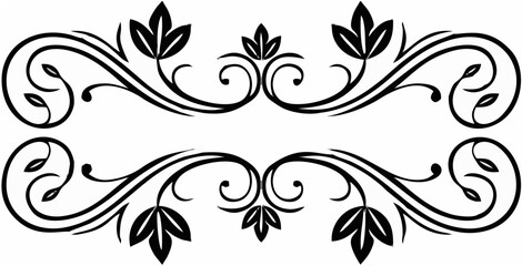 Floral Scroll Elements.eps